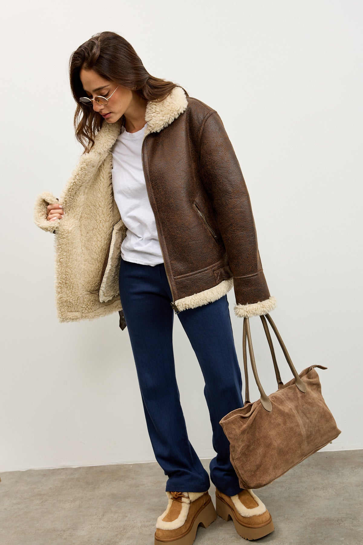 חולצת אלכס ניקי שרוול ארוך לבן