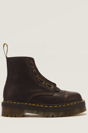 DR. MARTENS מגפי פלטפורמה סינקלייר אמבסדור חום כהה