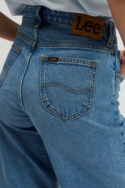 ג'ינס LEE JORT RELAXED TINTED BLUE