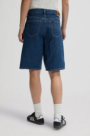 LEE ג'ינס ברמודה DRAPEY JORT OVERT WASH