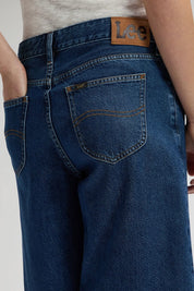 LEE ג'ינס ברמודה DRAPEY JORT OVERT WASH