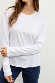 חולצת אלכס ניקי שרוול ארוך לבן