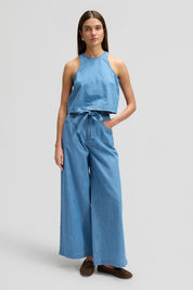 LEE ג'ינס BOXY SLEEVELESS TOP