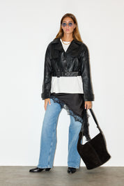 טישירט אוברסייז לני לבן