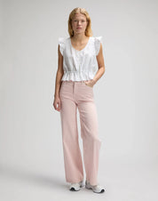 LEE ג'ינס RUFFLE SLEEVE SHIRT