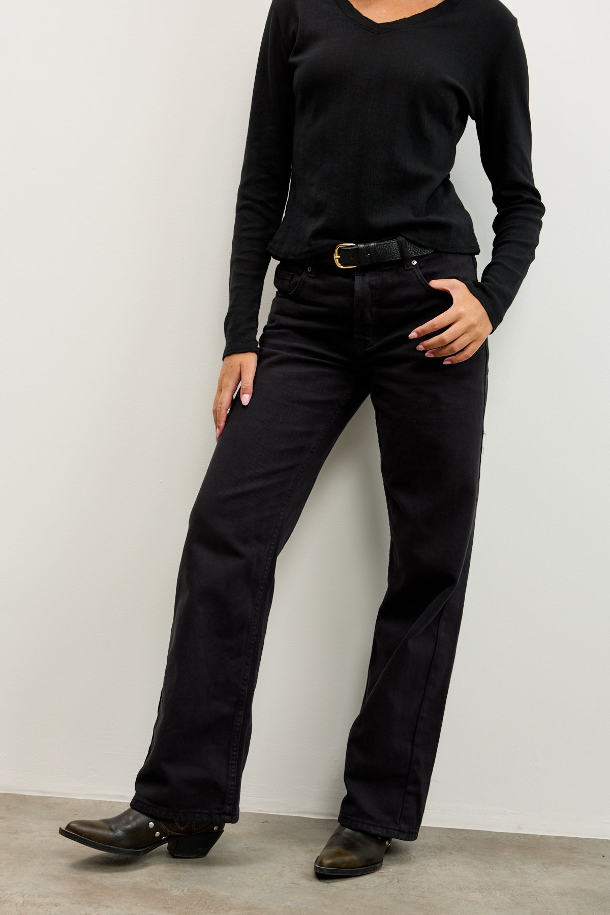 UTR ג׳ינס LATITE CROW BLACK שחור