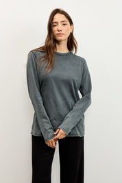 חולצת אלכס ניקי שרוול ארוך אפור כהה