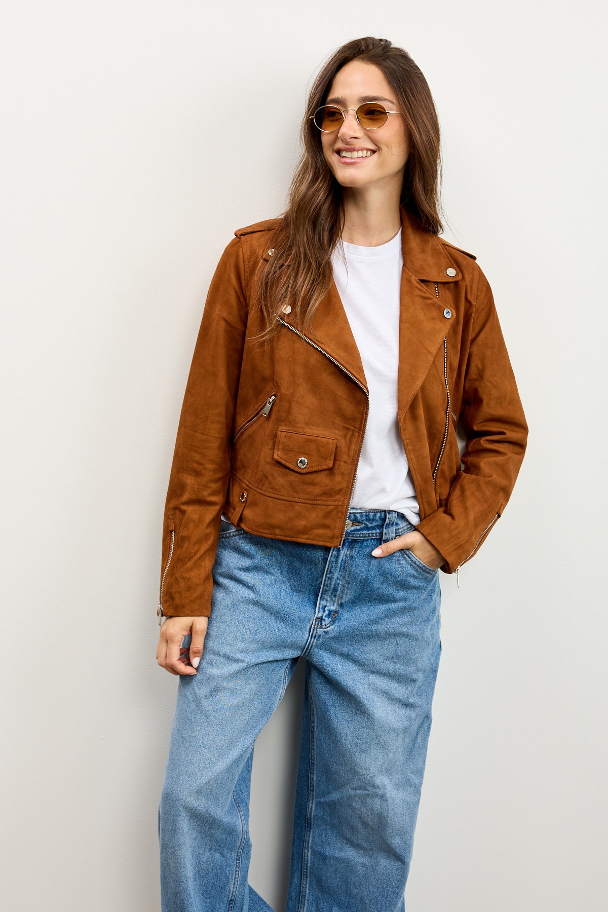 חולצת אלכס ניקי שרוול ארוך לבן