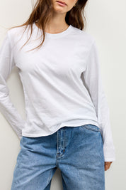חולצת אלכס ניקי שרוול ארוך לבן