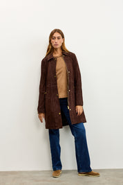 חולצת אלכס ניקי שרוול ארוך חום