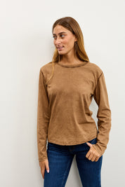 חולצת אלכס ניקי שרוול ארוך חום