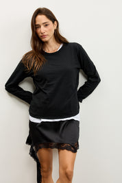 חולצת אלכס ניקי שרוול ארוך שחור