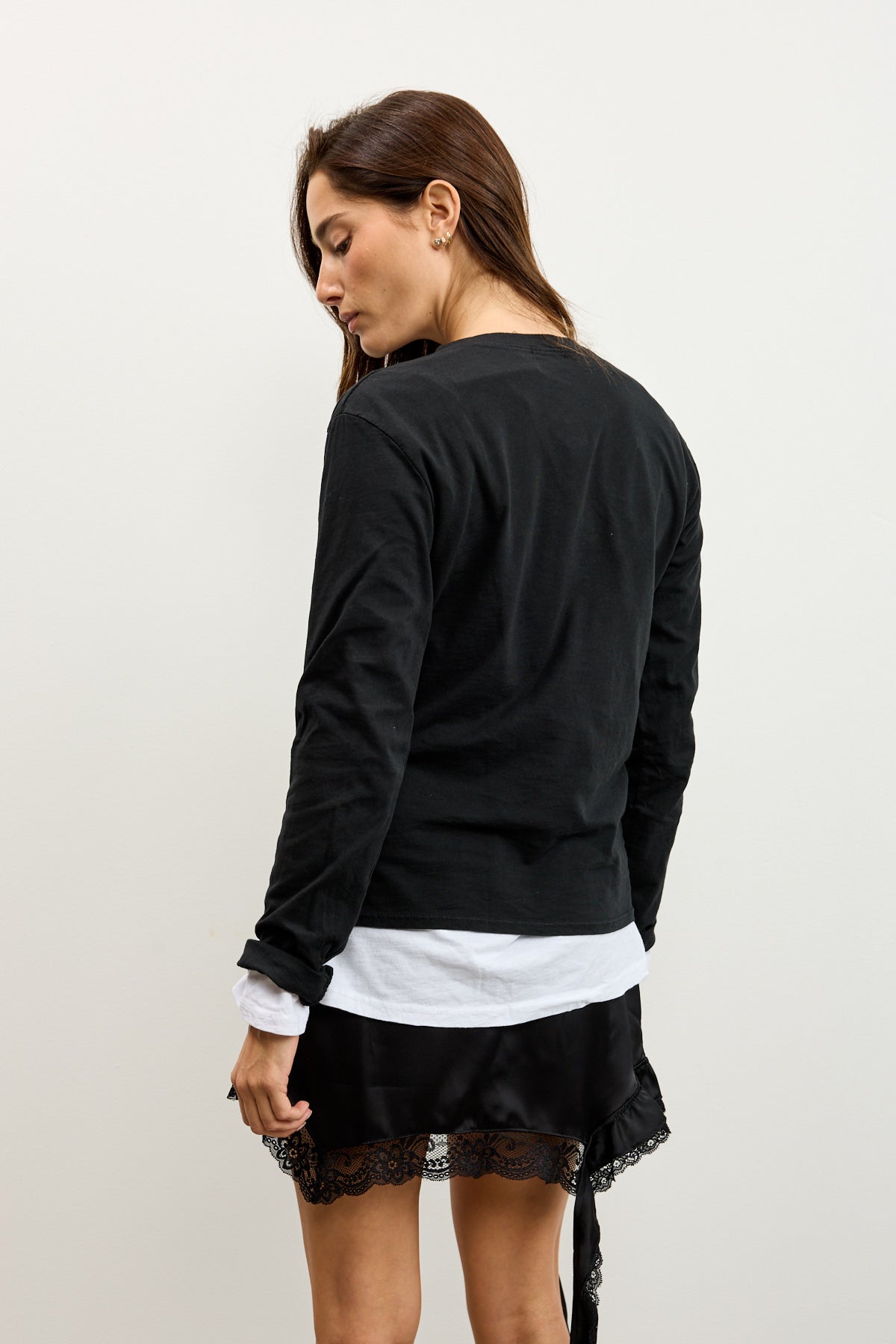 חולצת אלכס ניקי שרוול ארוך שחור