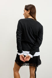 חולצת אלכס ניקי שרוול ארוך שחור