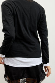 חולצת אלכס ניקי שרוול ארוך שחור