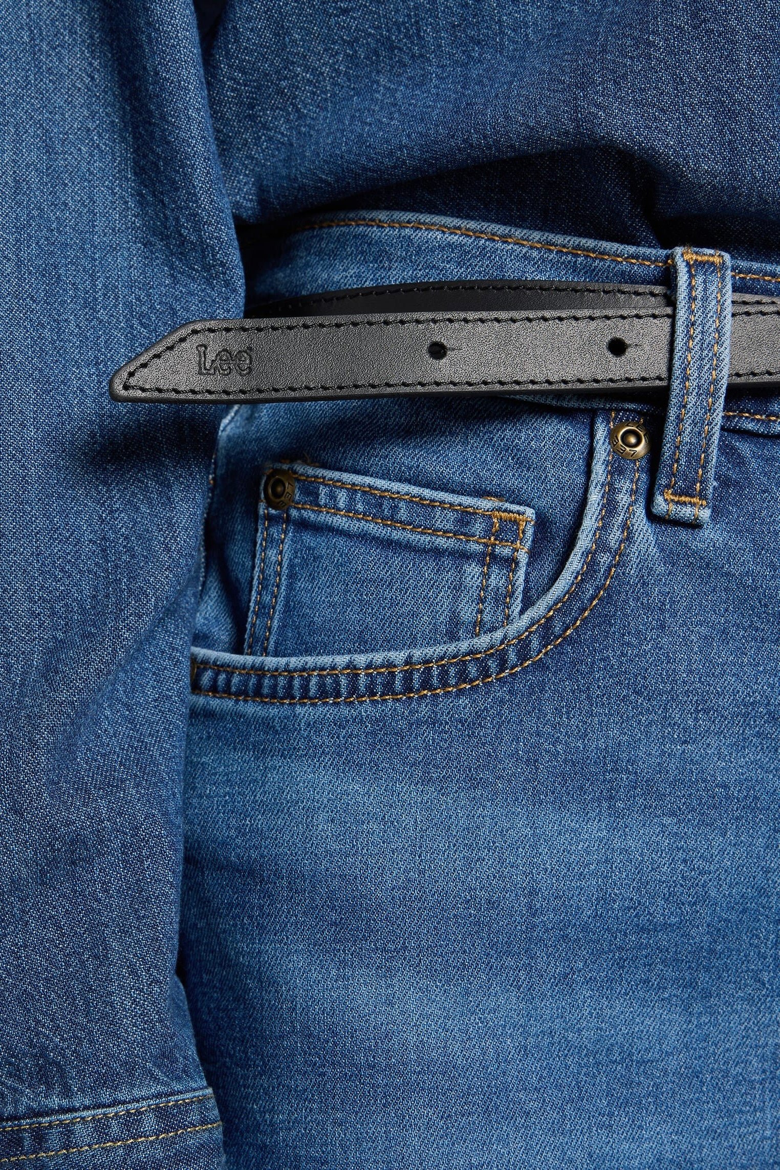 חגורה לולאה שחור - LEE LOOP BELT