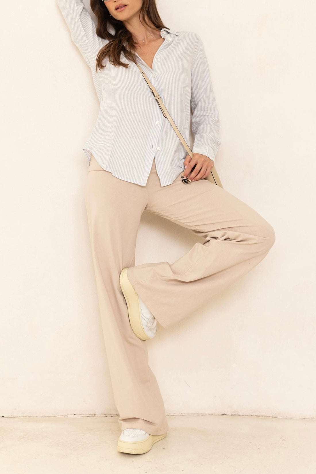 מכנסי ברנדי  בז׳