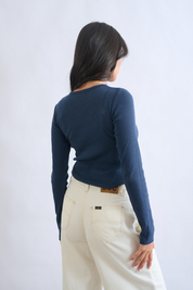 חולצת ריב ניקי כחול