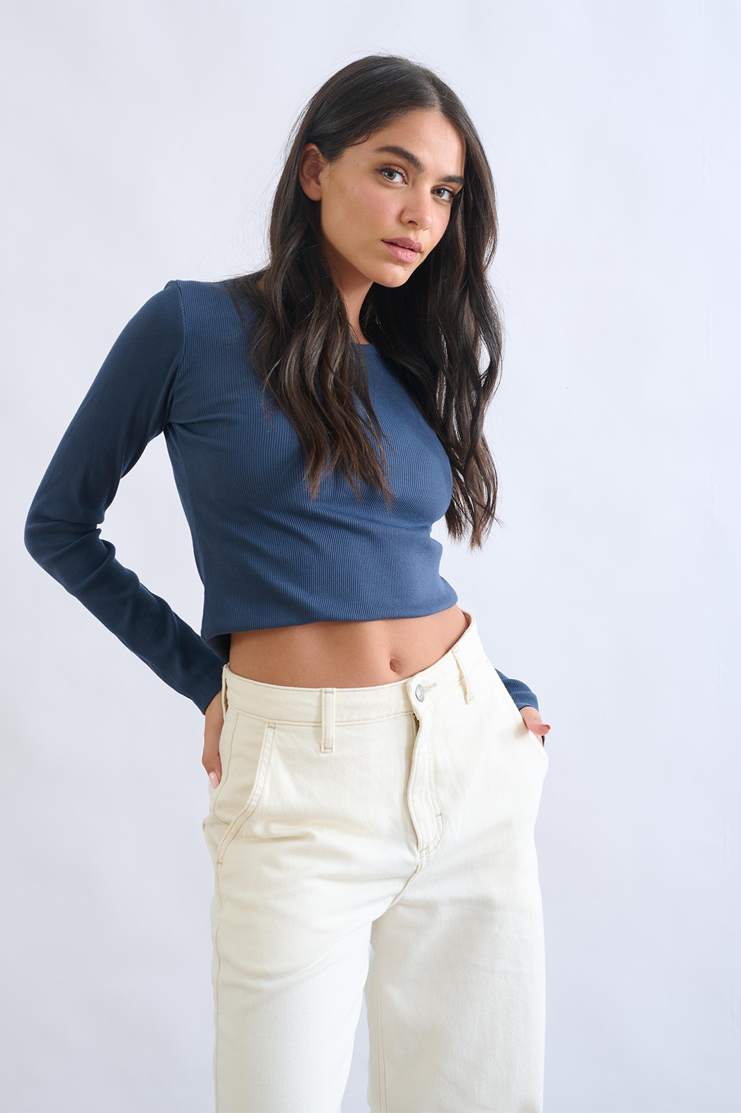 חולצת ריב ניקי כחול