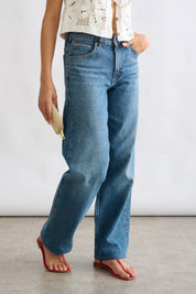 LEE ג׳ינס דגם RIDER LOOSE MODERN MID