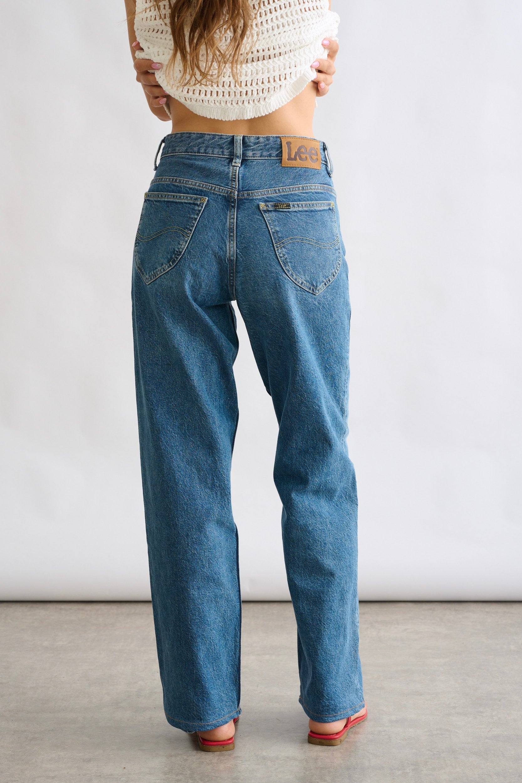 LEE ג׳ינס דגם RIDER LOOSE MODERN MID