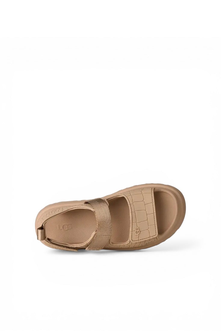 סנדלי UGG GOLDENGLOW EMBOSSED SAND