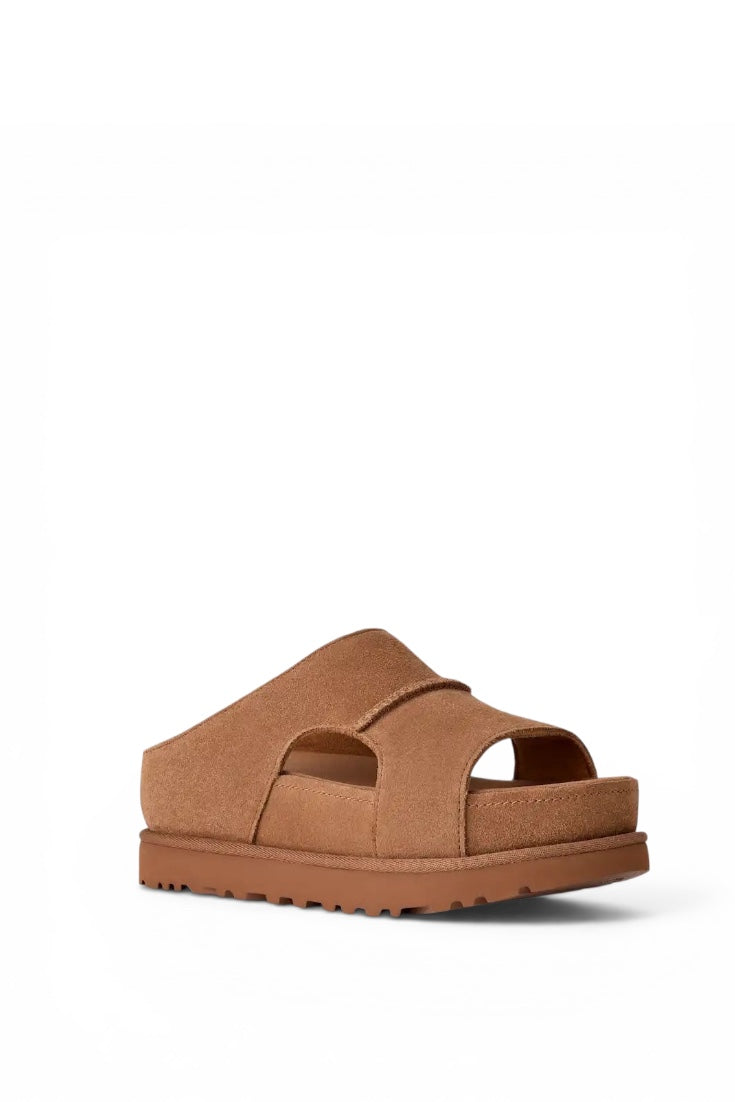 כפכפי UGG GOLDENSTAR HI CUT OUT חום