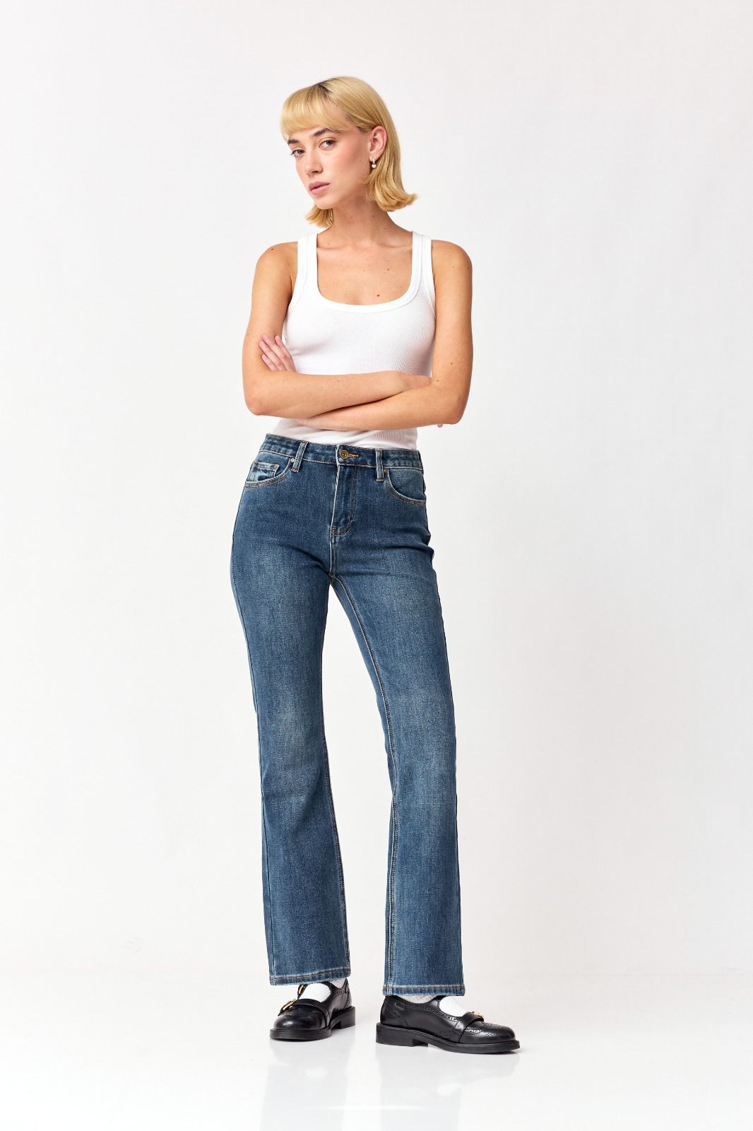 UTR ג׳ינס CORUNDUM MID WASH BLUE