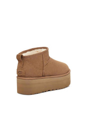 מגפוני UGG דגם קלאסיק אולטרה מיני CHE פלטפורם חום