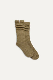 UGG TYLA SLOUCHY גרבי חותלות סריג רך כותנה חאקי